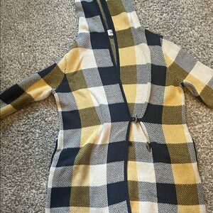 CAbi Yellow and Black Knit Sweater